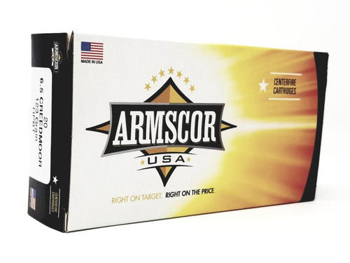 Armscor 6.5 Creedmoor Ammo 123 Grain HPBT 2750 fps Box of 20