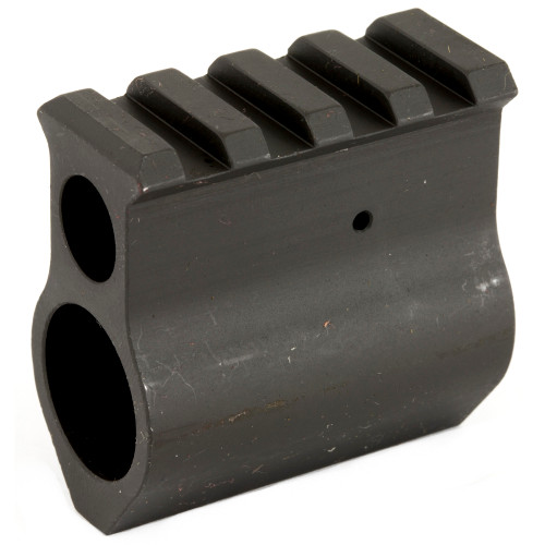 Midwest Industries Upper Height Gas Block AR-15, LR-308 Standard Barrel .750" Inside Diameter Steel Matte - Image 1