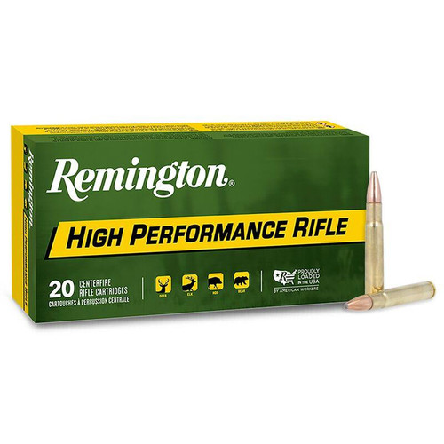 Remington High Performance Rifle 35 Whelen Ammo 250 Grain Remington Core-Lokt Jacketed Soft Point Box of 20