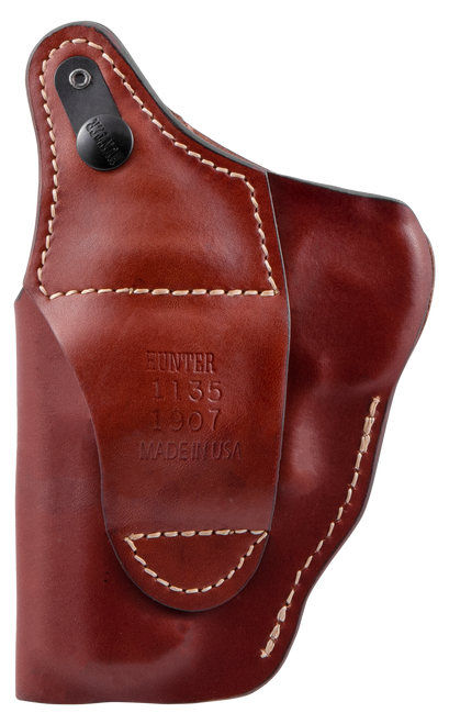 Hunter OWB Holster Right Hand Ruger Alaskan Leather Chestnut