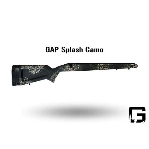Grayboe Eagle Long Action Right Hand Rifle Stock Gap Splash Camo Grayboe Eagle Long Action Right Hand Rifle Stock Gap Splash Camo