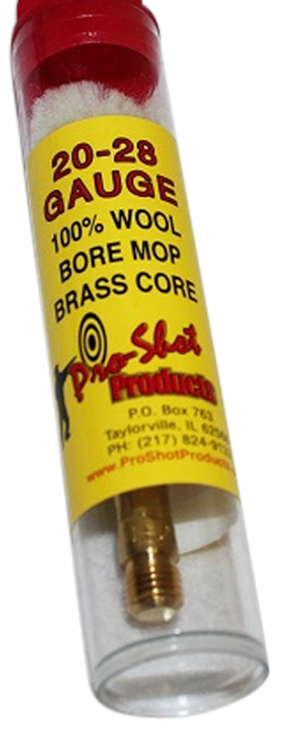 Pro-Shot MP20 Bore Mop 20/28 Gauge Shotgun 5/16-27 Thread Cotton
