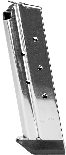 Kimber 4200381 8-Round 10mm Magazine Silver Steel