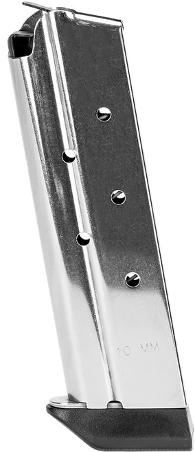 Kimber 4200381 8-Round 10mm Magazine Silver Steel