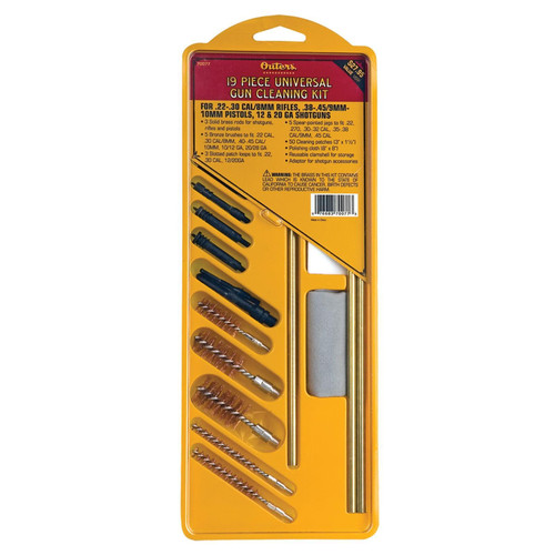 Outers 19-Piece Universal Gun Cleaning Kit