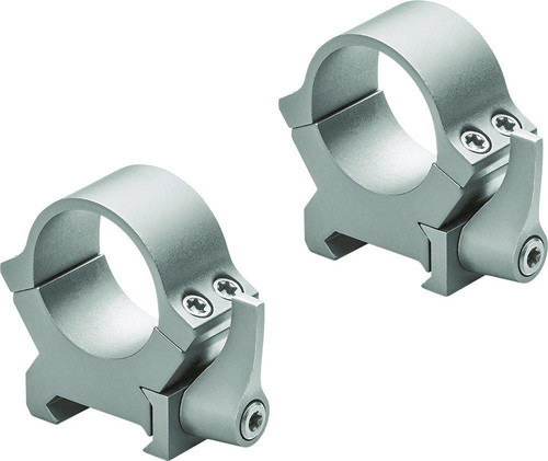 Leupold QRW2 Quick Release Weaver 1" Scope Rings Silver Low