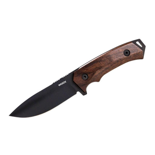 Woox Rock62 Fixed Blade Knife, Walnut, 4-1/4" Blade (Bohler N690 Steel)