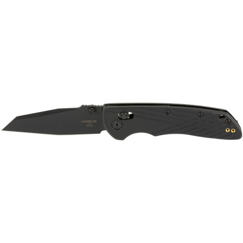 Hogue Deka Pocket Knife 3.25" Modified Wharncliffe CPM MagnaCut Black Blade Polymer Handle Black