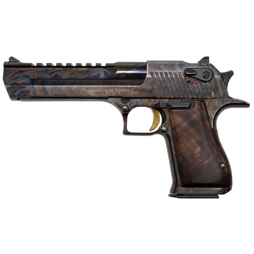 Magnum Research Desert Eagle Mark XIX 50 Action Express Pistol 6" Barrel 7+1 Round Case Hardened Slide Walnut Grip Case Hardened Frame