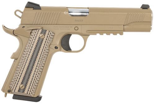 SDS Arms Tisas 1911 Raider 9mm Luger Pistol 5" Barrel 9+1 Round Flat Dark Earth