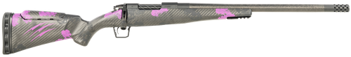 Fierce Firearms Mini Rogue 6.5 Creedmoor Bolt Action Rifle 20" Barrel Black Cerakote Receiver Purple Camo Stock