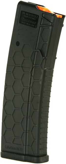 15RD BLACK POLYMER SERIES 2HEXMAG MAGAZINE AR-15 5.56X45 - Image 1