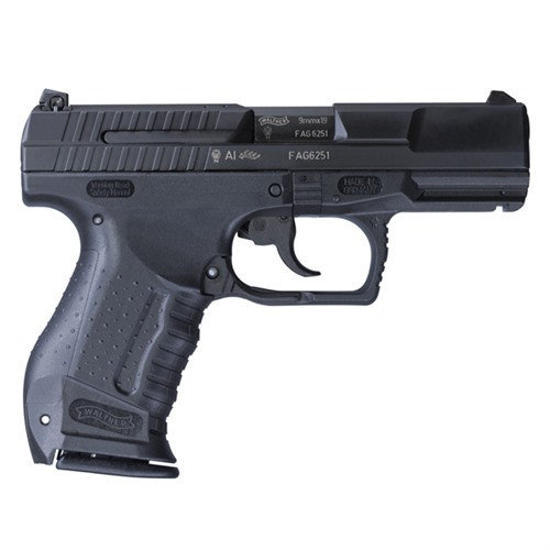 Walther P99 9mm Luger Pistol 4" Barrel 15+1 Round Black
