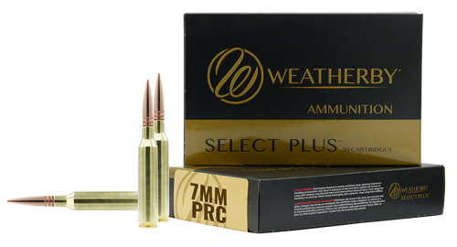 Weatherby Select Plus 7mm PRC Ammo 175 Grain Berger Elite Hunter Jacketed Hollow Point Box of 20