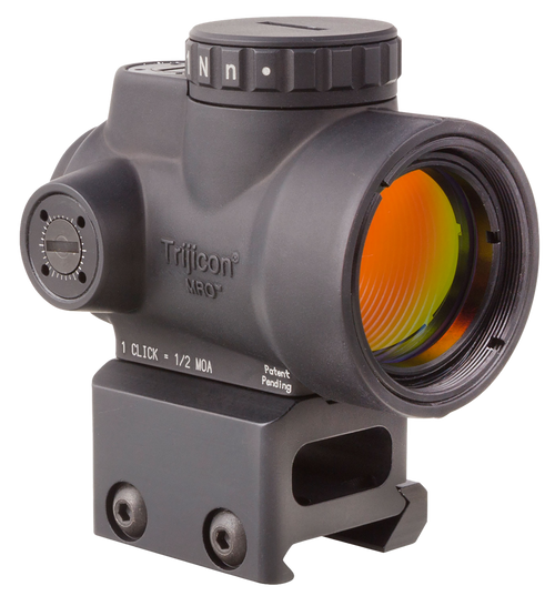 Trijicon MRO 1x25mm 2 MOA Red Dot Sight Matte Black with Full Cowitness Mount