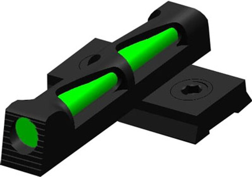 HIVIZ Front Sight S&W M&P22 Steel Fiber Optic with Interchangeable Lite Pipes