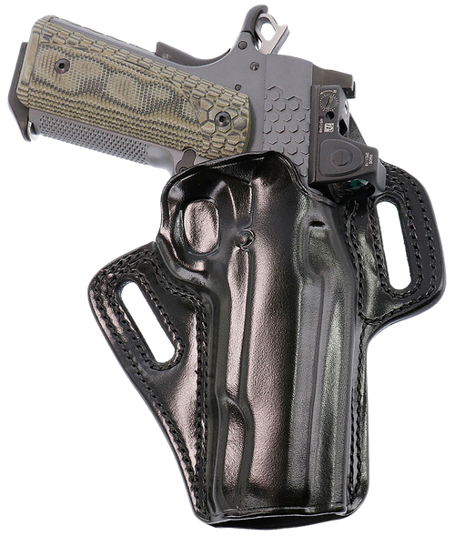 Galco Concealable 2.0 OWB Holster Right Hand Sig Sauer M18, P320 Compact Leather Black