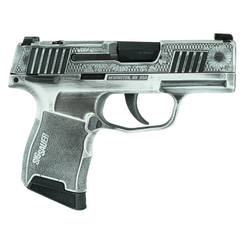 Sig Sauer P365-380 Sun Flower 380 Auto Pistol 3.1" Barrel 10+1 Round Black