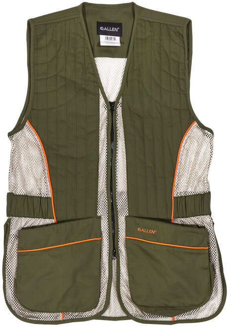 Allen Ace Shooting Range Vest Green Medium/Large