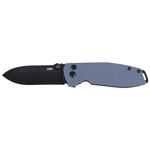 CRKT Squid XM Pocket Knife 2.95" Button Lock Gray
