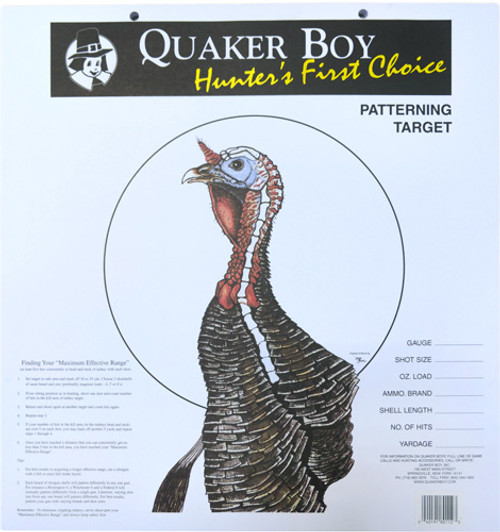 Quaker Boy Paper Target Turkey 20x20 100-Pack - Image 1