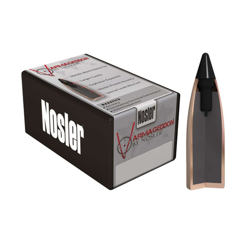 Nosler Varmageddon 22 Caliber (224 Diameter) Bullets 55 Grain Flat Base Tipped Box of 250