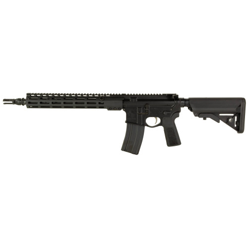 Sons Of Liberty Gun Works Scalper Semi Automatic Rifle 5.56 NATO 13.9" Barrel Black (Pinned & Welded NOX Muzzle Device, Vltor A5 Buffer System, Liberty Fighting Trigger)