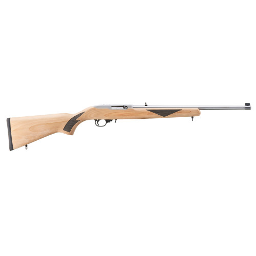 Ruger 75th Anniversary 10/22 Sporter Bolt Action Rifle .22 LR 18.5" Barrel Natural Hardwood Stock - Image 1