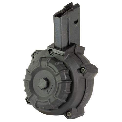 ProMag Magazine AR-15 7.62x39 50-Round Drum Black - Image 1