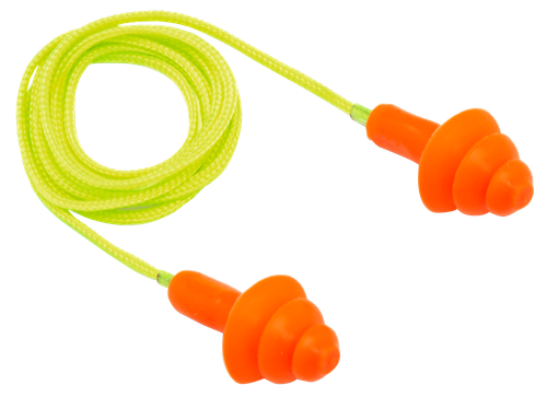 Pyramex RP3001 Reusable Earplugs Orange/Yellow 50 Pair