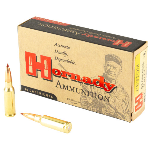 Hornady Ammo 6.5 Grendel .264" 90gr CX 20/Box - Image 1