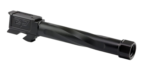 Zaffiri Precision Barrel Glock 17 Gen 1-4 9mm Luger 4.99" 1/2-28" Threaded Black