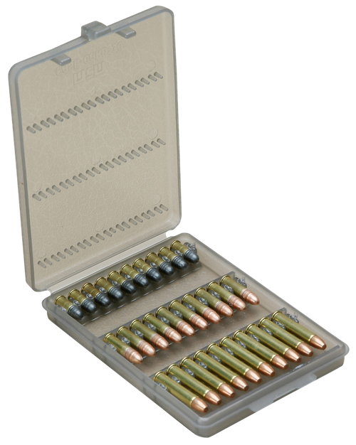 MTM Case-Gard Ammo Wallet 30 Rounds .22 Magnum Clear Smoke
