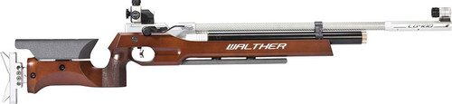 PELLET PCP AIR RIFLE !WALTHER LG400 WOOD STOCK .177