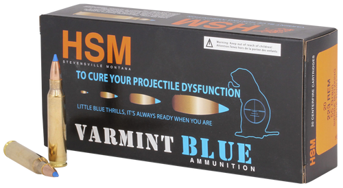 HSM Ammo 223 Remington 55 Grain Blitzking Box of 20