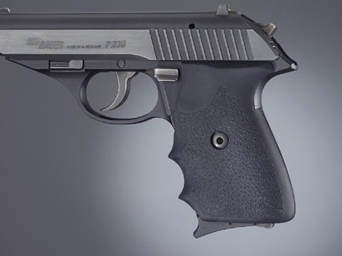 Hogue Wraparound Rubber Grips with Finger Grooves Sig P230, P232 Black Hogue Wraparound Rubber Grips with Finger Grooves Sig P230, P232 Black