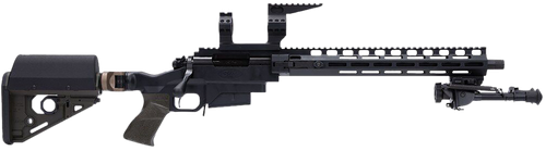 Larue Tactical LT-BC-SIETE-308W Siete Briefcase Bolt Action Rifle 308 Winchester 17" Black Barrel Right Hand OD Green Stock