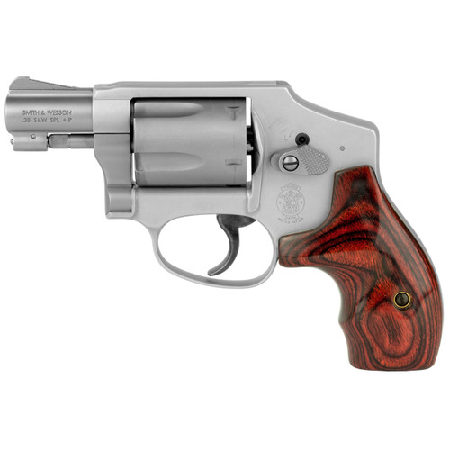 Smith & Wesson Model 642 38 Special +P Revolver 1.88" Stainless Barrel 5 Round Black Grip