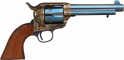 Cimarron Firearms P-Model Old Model 357 Magnum Revolver 5.5" Charcoal Blue Barrel 6 Round Walnut Grip