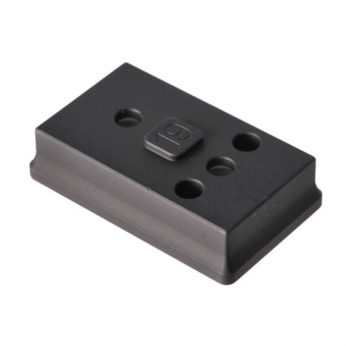 Arisaka Defense Offset Tall Red Dot Mounting Plate Holosun 407k, 507k Aluminum Black