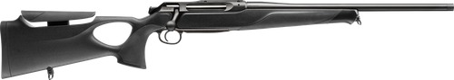 Sauer 80117652 505 Synchro XT Bolt Action Rifle 7mm Remington Magnum 24" Titanium Gray Threaded Barrel Black Thumbhole Stock