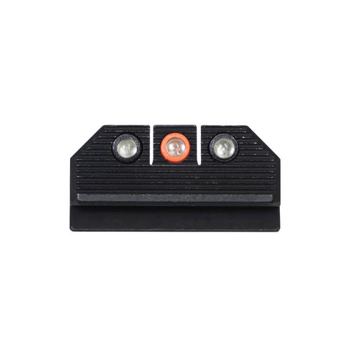 Night Fision Optics Ready Stealth Night Sight Set Ruger Max 9 Orange Front Black Back