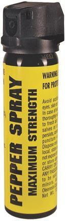 Eliminator Flip Top Pepper Spray 4 oz Aerosol 10% OC and UV Dye Black