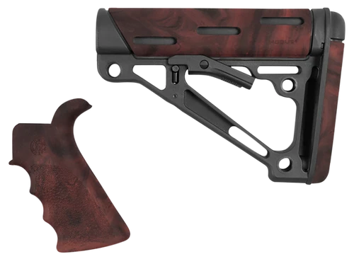 Hogue 15456 AR-15/M16 Stock Kit Red Lava Rubber