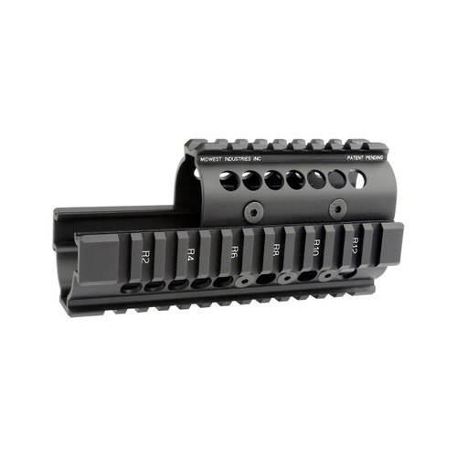 Midwest Industries AK-47/AK-74 Quad Rail Handguard Black