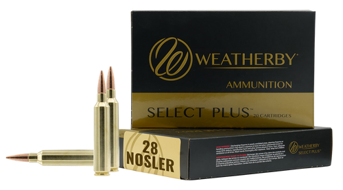Weatherby Select Plus 28 Nosler Ammo 150 Grain Scirocco 20/ct