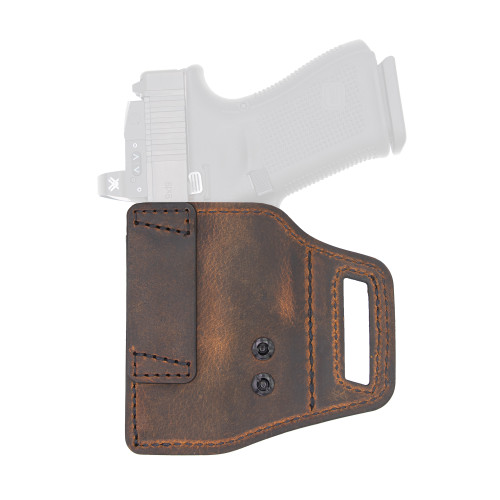 Versacarry V-Slide OWB Holster for Glock 19 Brown Right Hand - Image 1