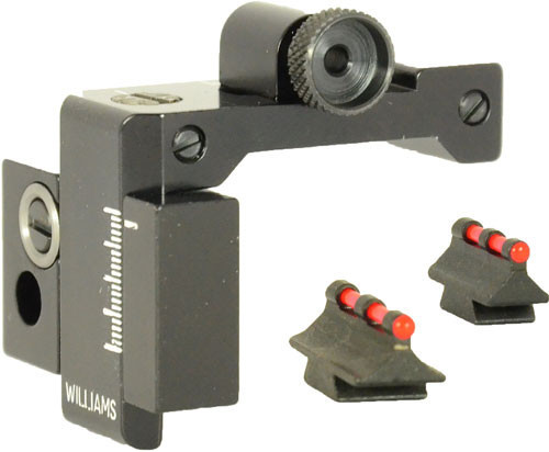 Williams FP-94/36 Set Receiver Peep Sight with Front Fire Sight Winchester 94, Marlin 336 Top Eject Aluminum Black