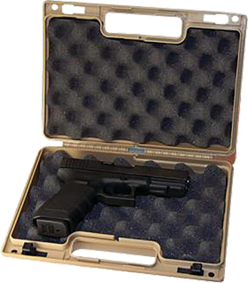 Berry's Single Pistol Case (Tan) (11.5" x 7.5" x 2.25")
