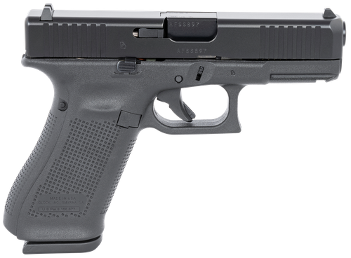 Glock 45 Gen 5 9mm Luger Pistol 4.02" Barrel 17+1 Round Black